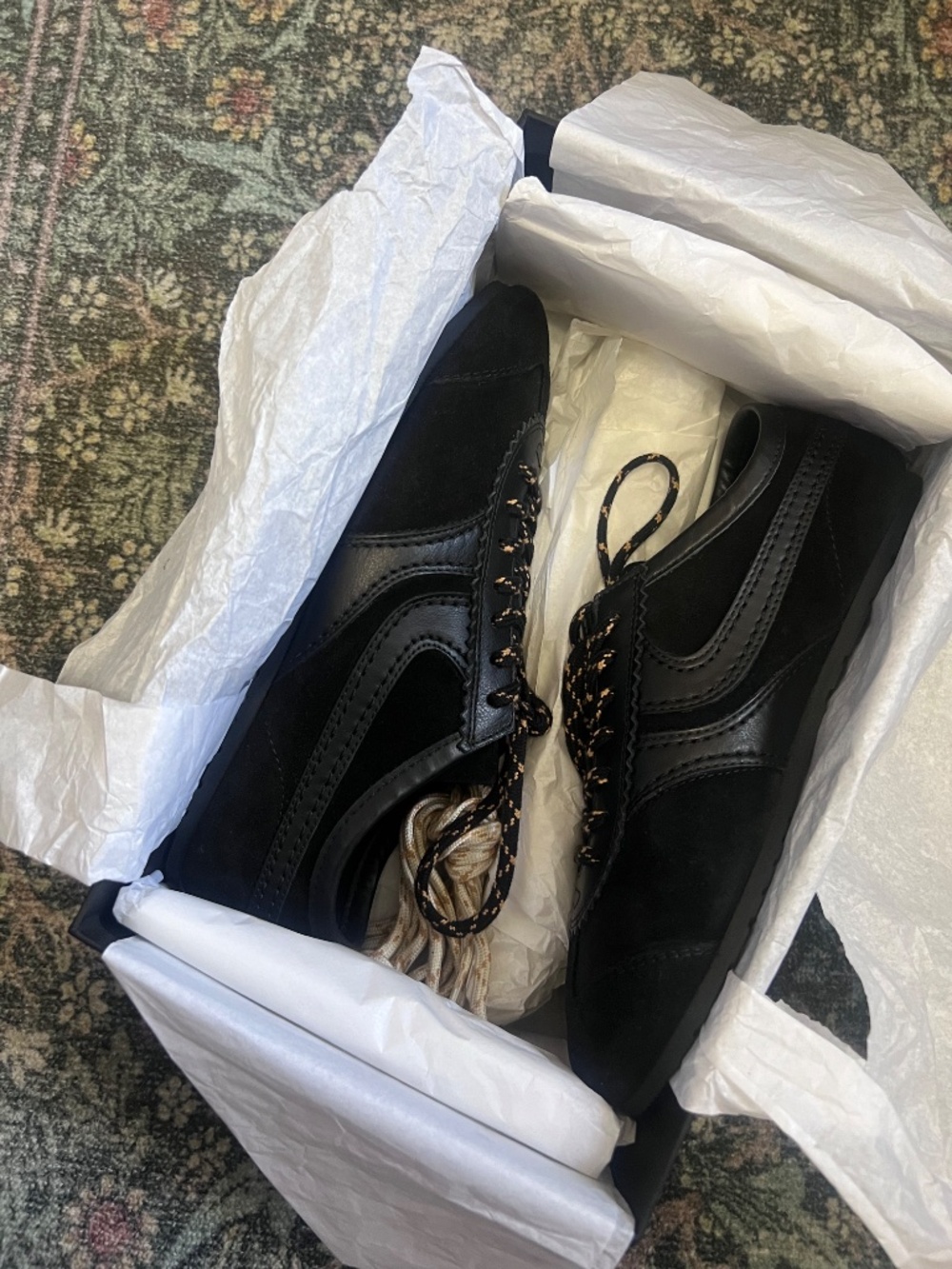 Dries Van Noten Mixed Leather Sneakers - Picture 6 of 7